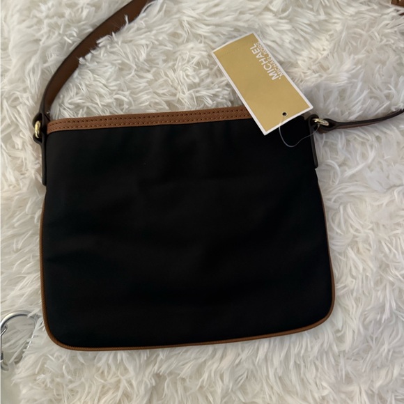 Michael Kors Black and Brown Crossbody Bag - Picture 3 of 4